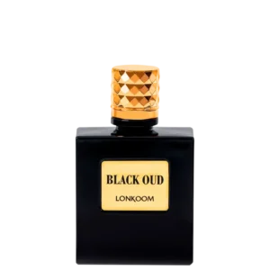Perfume Masculino Black Oud For Men Lonkoom Eau de Toilette  100ml