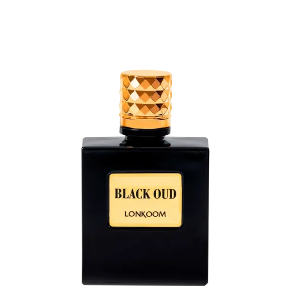 Perfume Masculino Black Oud For Men Lonkoom Eau de Toilette  100ml