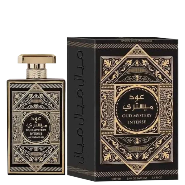 Perfume Masculino Oud Mystery Intense Al Wataniah  EDP 100 ML - Imagem 2