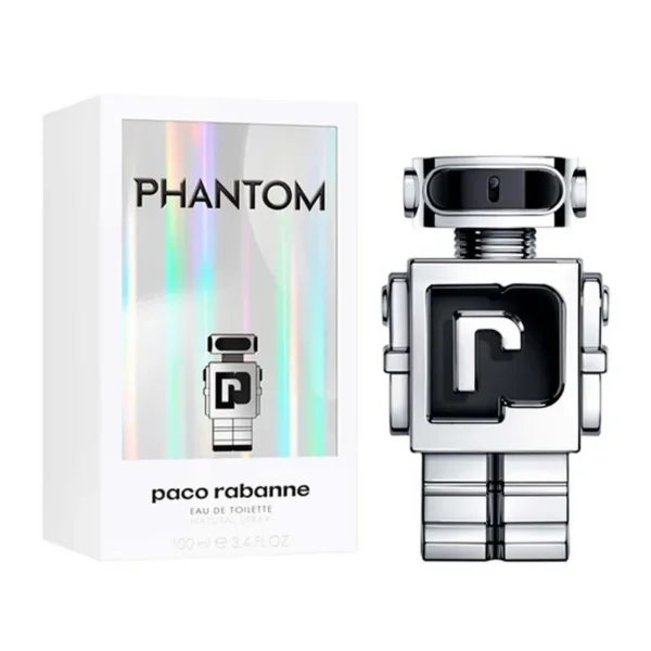PERFUME MASCULINO PACO RABANNE PHANTOM  EAU DE TOILETTE 100ml - Imagem 2